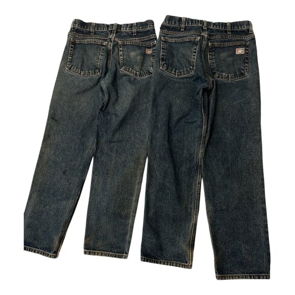 2 Pair Tyndale Flame Resistant Denim Jeans USA Size 30 X 32 Relaxed Workwear - Picture 2 of 8